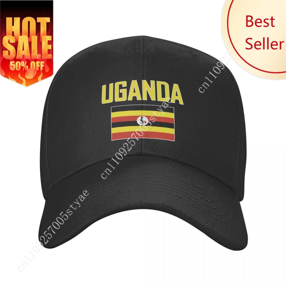 Men Fashion Uganda - UGANDA Vlag Hoed Man Vrouw Baseball