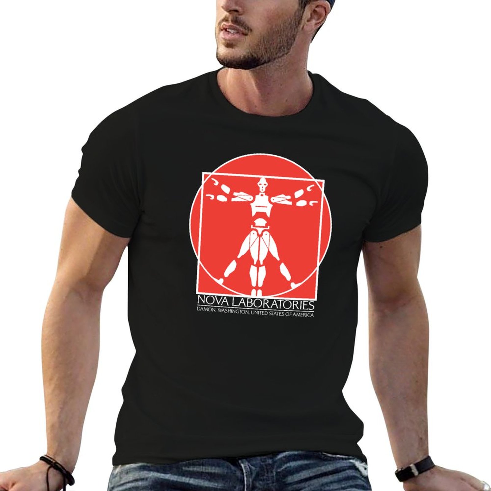 Men'S Fashion Nova Shirts - Nova Laboratories Text 02 T-shirt Mode