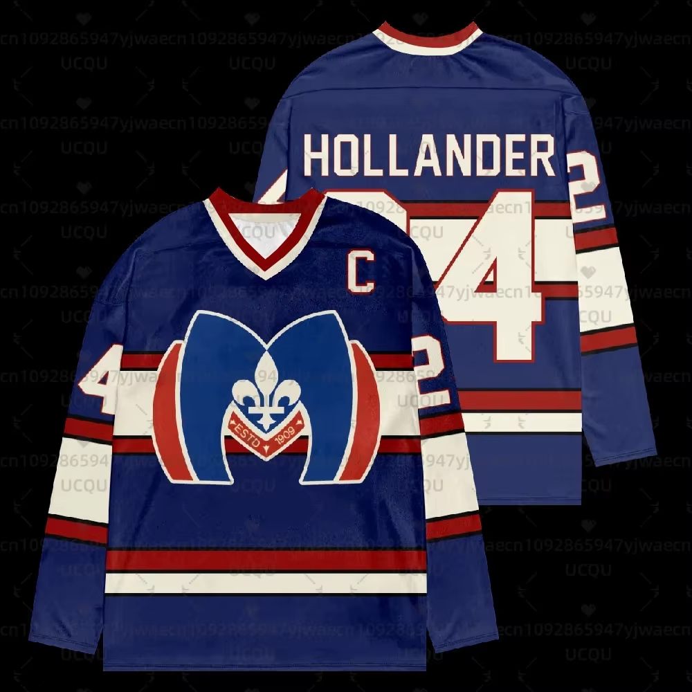 Mens Fashion Casual - Nieuwe Verwarmde Rivaliteit Hockey Jersey Lange
