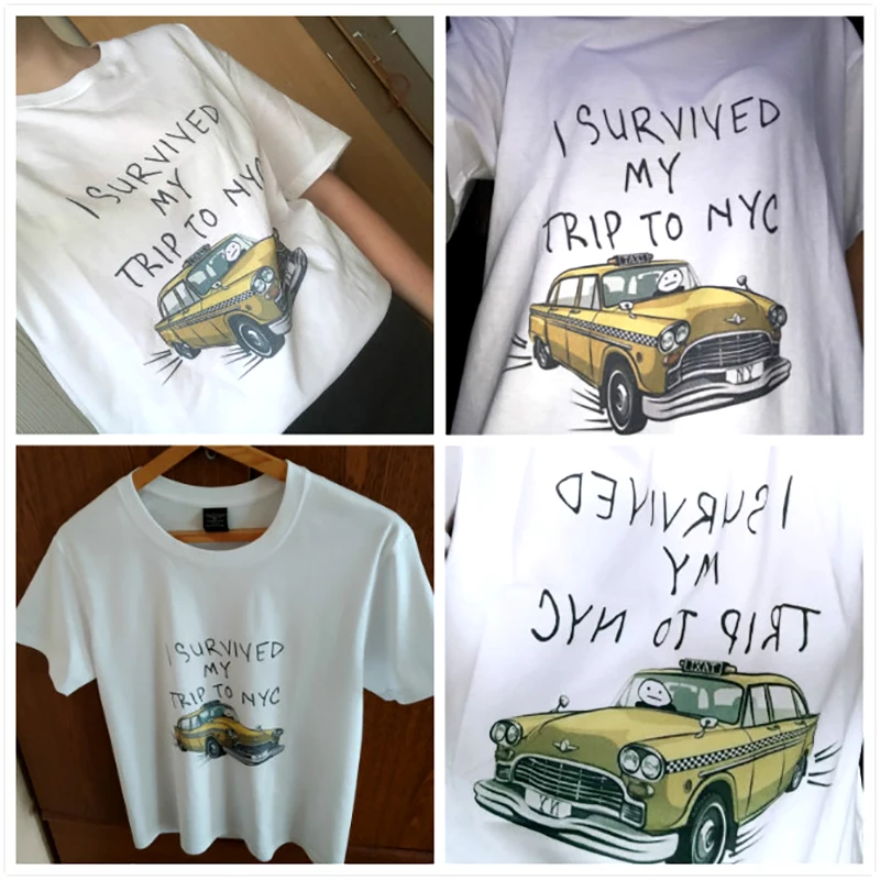 Men'S Fashion Nyc - Grappige T-shirt mannen vrouwen Ik overleefde