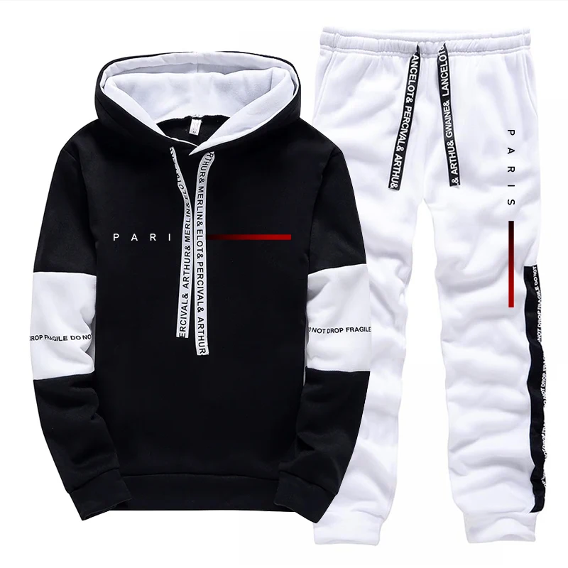 Men'S Fashion Tips - Paris Fashion Hoodie Streetwear Herenset Sweatshirt