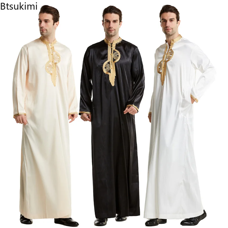 Men'S Fashion Kurta - Moslim Mannen Kleding Kaftan Gewaden Lange