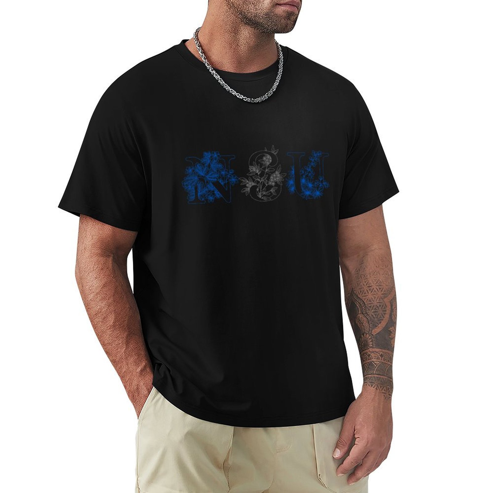 Men'S Fashion Nova Shirts - NSU Nova Southeastern University Bloemen T-Shirt