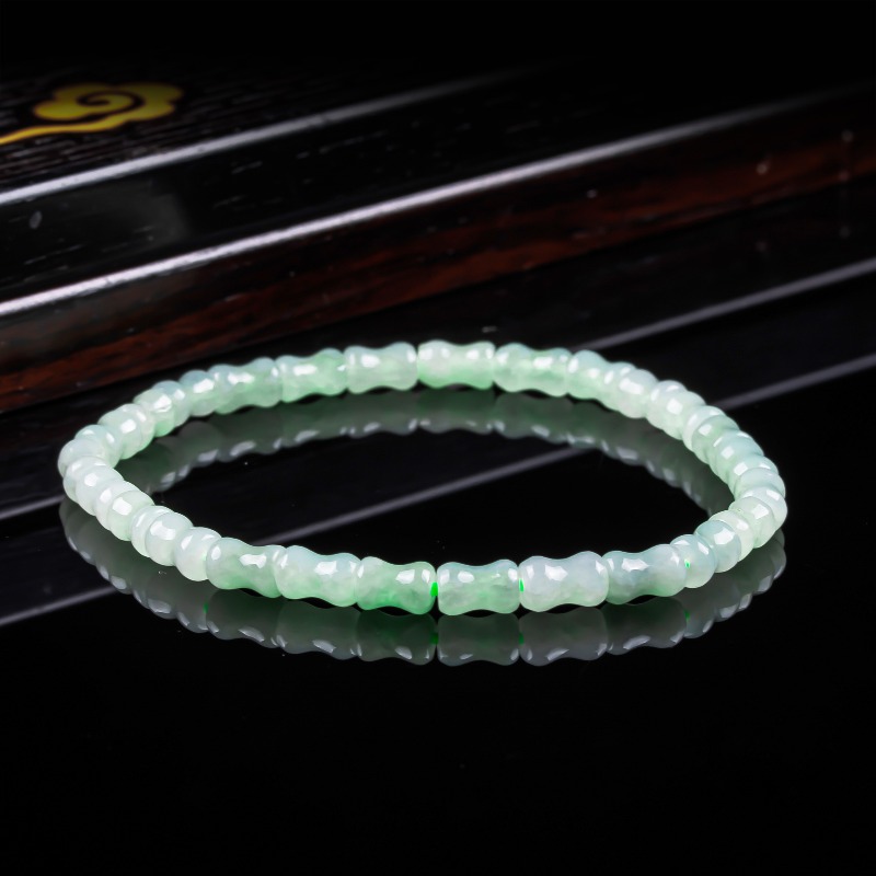 Men'S Fashion Jewelry - Nieuwe Echte Natuurlijke Jade Bamboe Armband