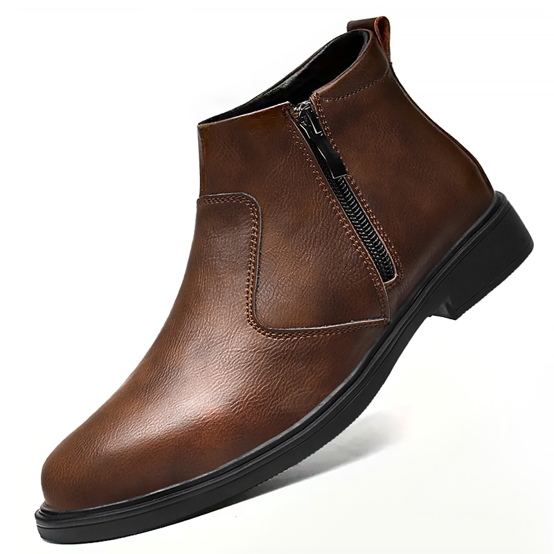 Chelsea Boots Men - Herfst en winter nieuwe hoge leren