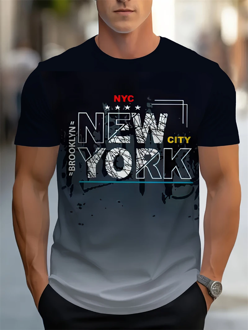 Men'S Fashion Nyc - Mode heren T-shirt met print van