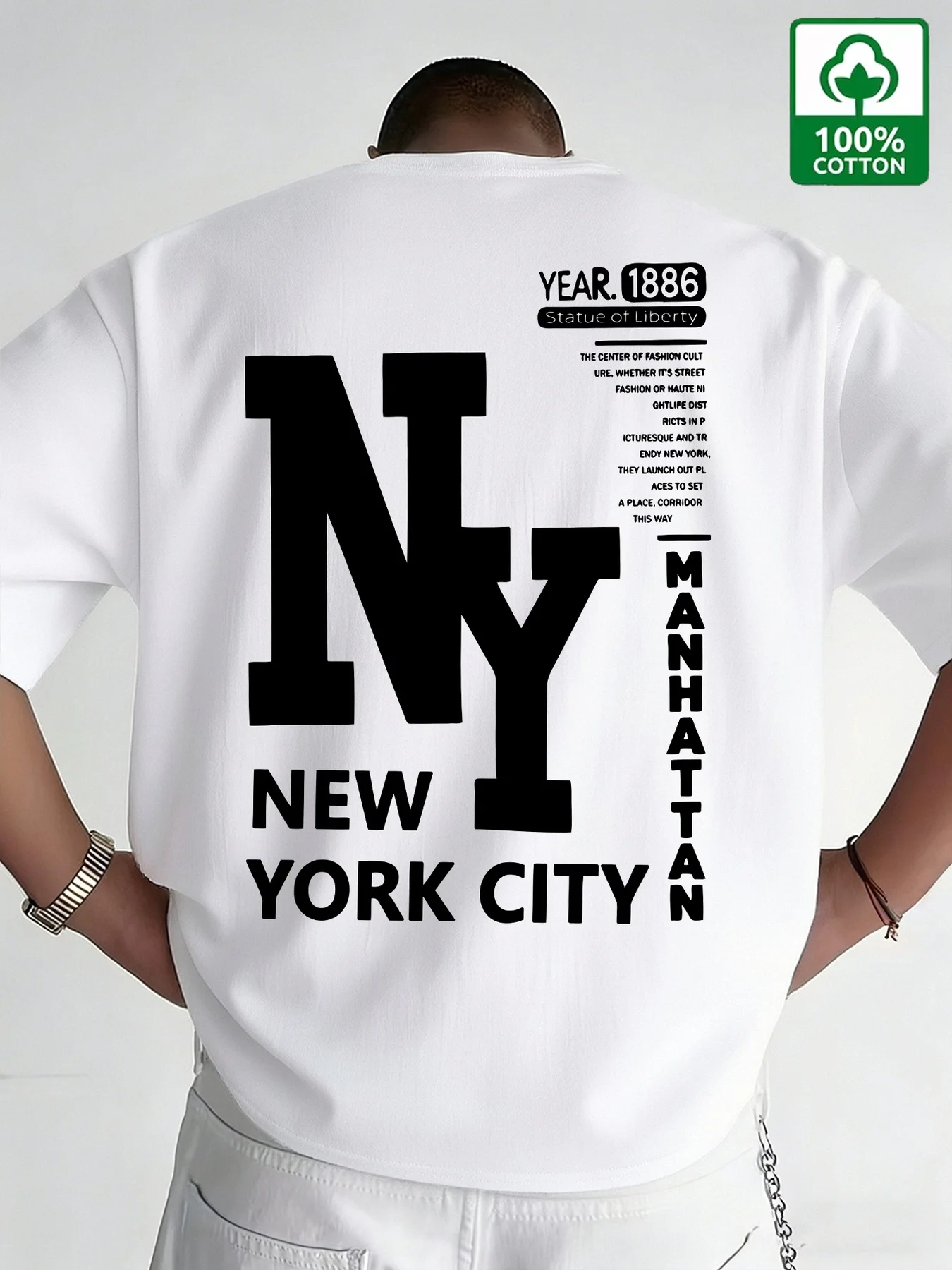 Men'S Fashion Nyc - Heren NYC T-shirt Katoen New York