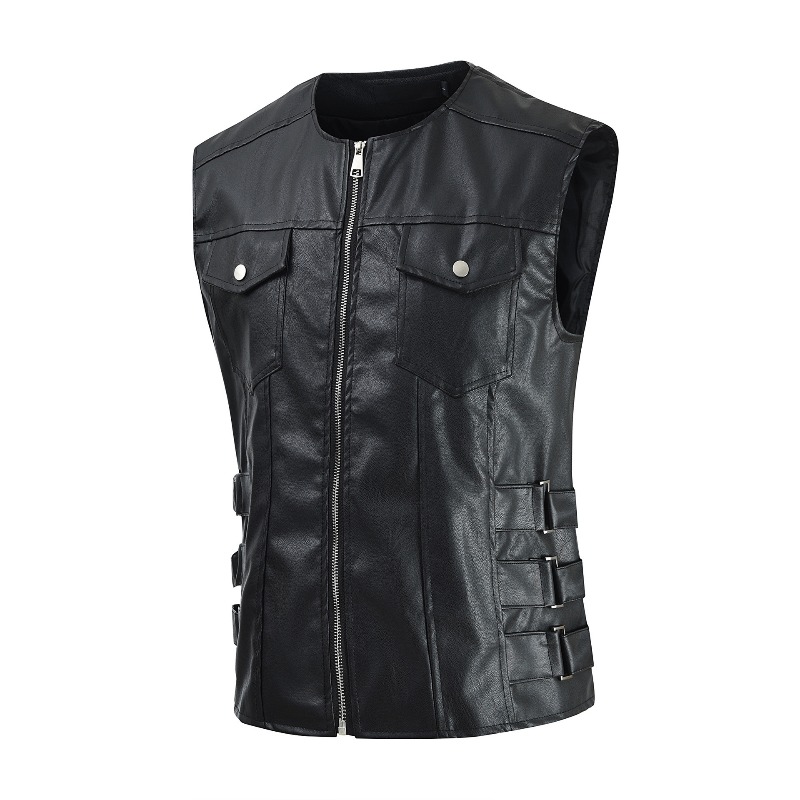 Men'S Fashion Leather Jacket - Lente en herfst Koreaanse stijl casual
