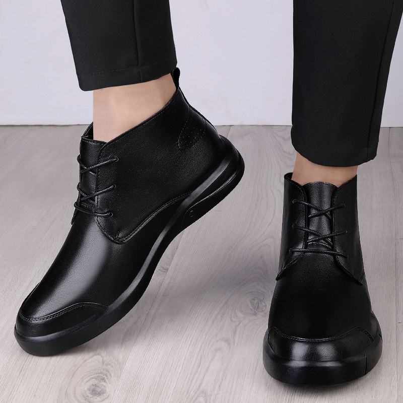 Mens Fashion Dress Shoes - Beroemde luxe enkellaarsjes Hoge kwaliteit herenschoenen