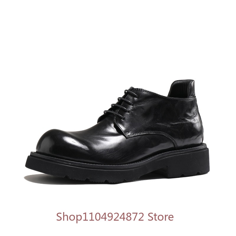 Men'S Fashion Formal - Luxe mode Derby-schoenen met ronde neus,