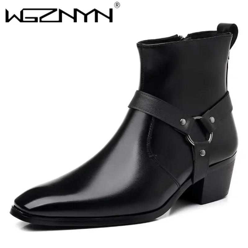Mens Fashion Dress Shoes - 2026 Herenmode Ontwerper Chelsea Laarzen Luxe