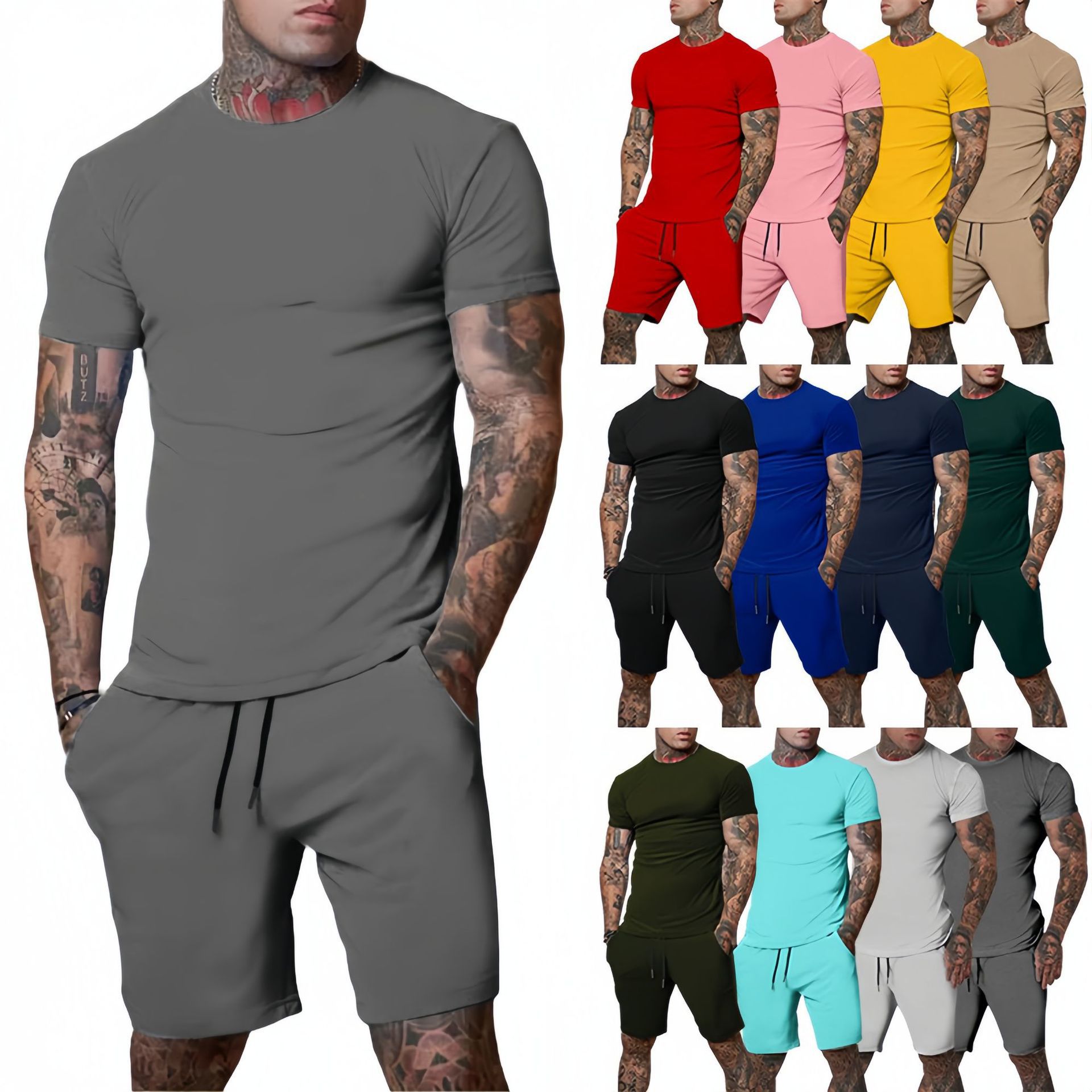 Men'S Fashion Course - Modieus en casual zomer outdoor sportpak