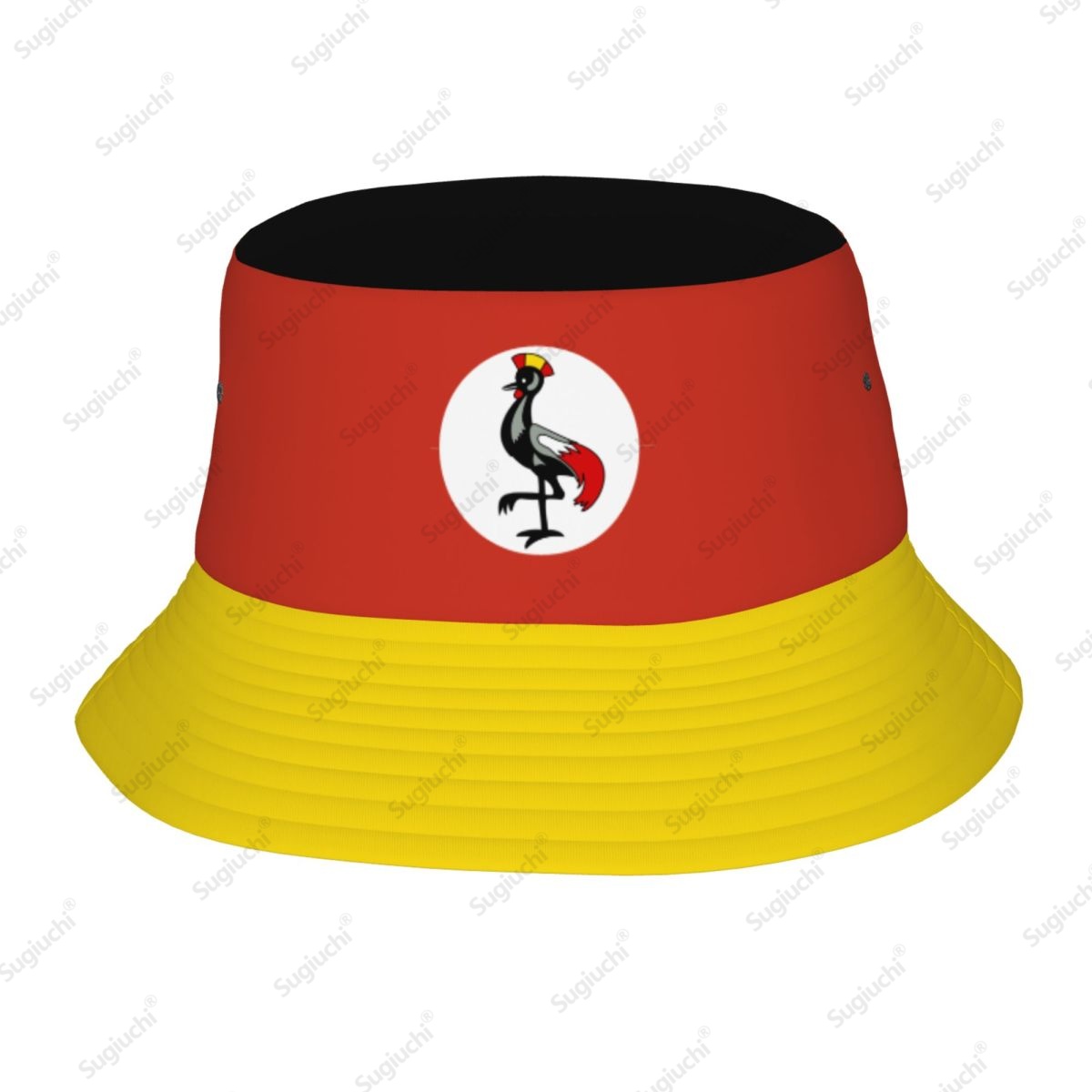 Men Fashion Uganda - 2023 Oeganda 3D Vlag Mannen Vrouwen