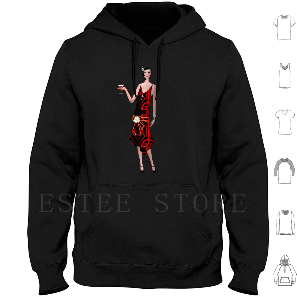 Mens Fashion In The 1920S - Gatsby Flapper-1920s Vintage Fashion Hoodies Gatsby