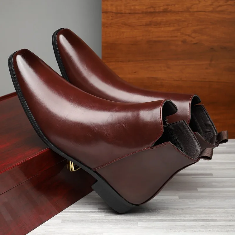 Chelsea Boots Men - Nieuwe herenlaarzen Klassiekers Chelsea Laarzen Luxe