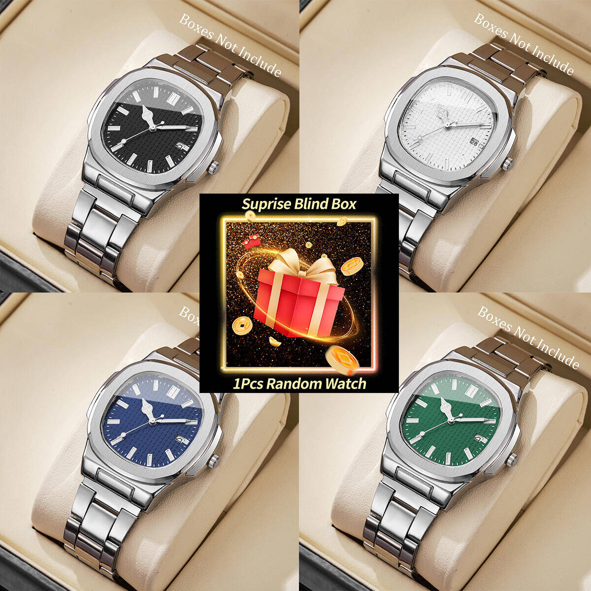 Men'S Fashion Box - 1PC Surprise Mystery Horloge Blind Box-Fashion