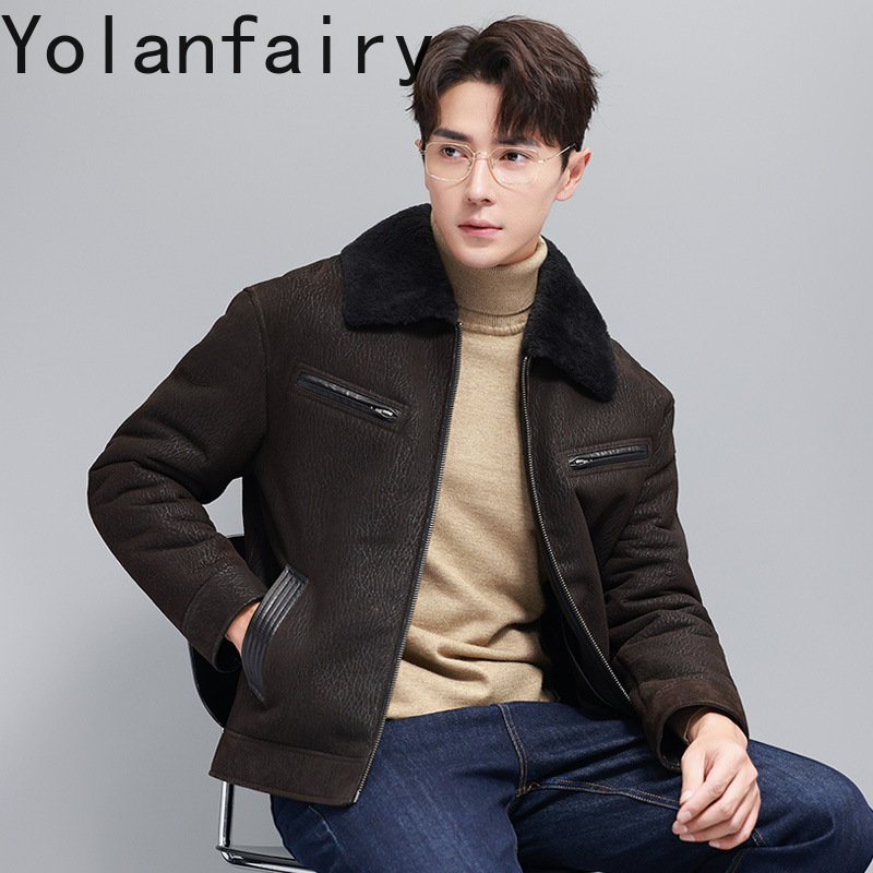 YOLANFAIRY Vintage Mode Natuur - Men'S Fashion Leather Jacket recensie en prijs