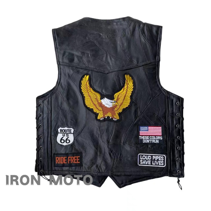 NIEUWE motorfietsvesten heren  - Men'S Fashion Leather Jacket recensie en prijs