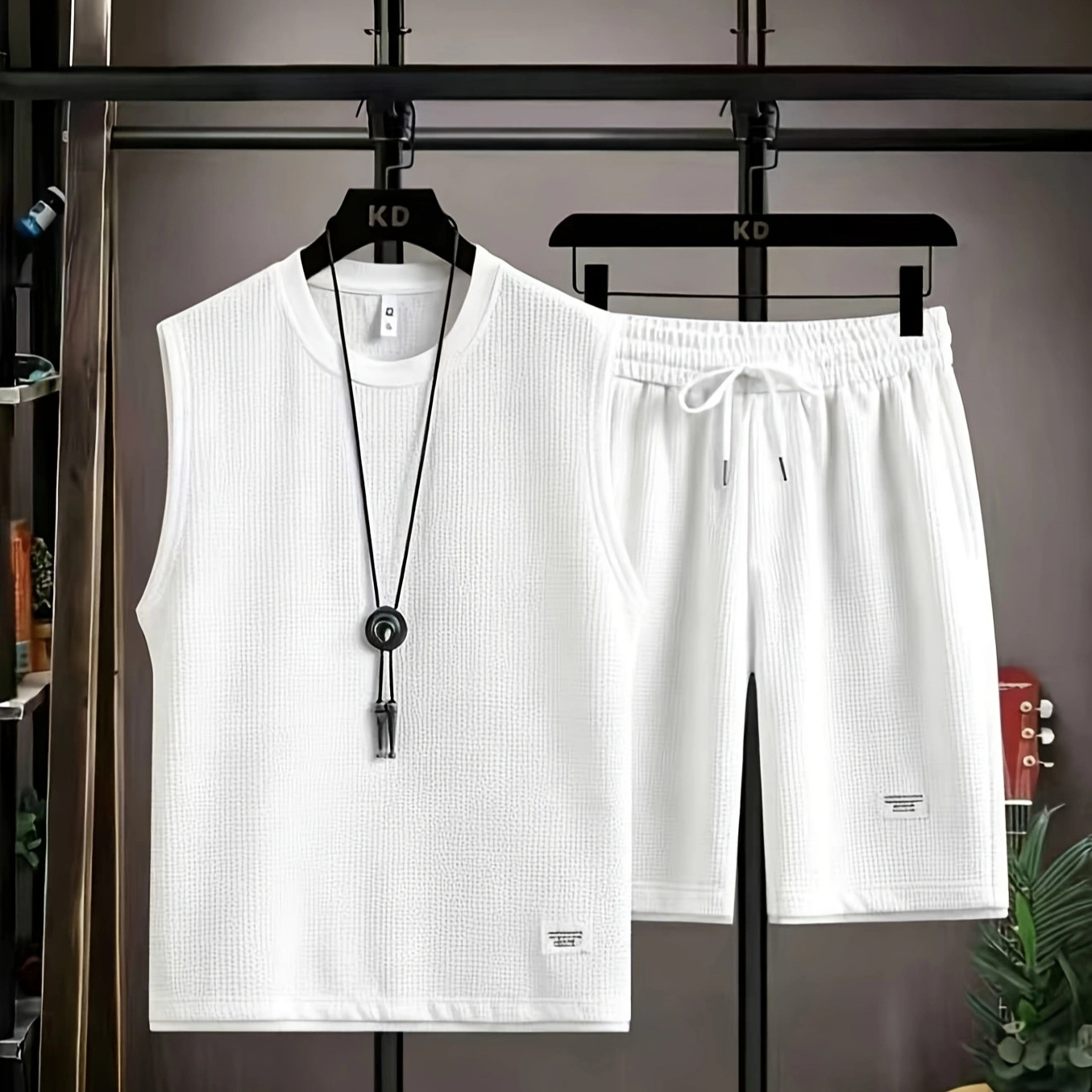 Zomer heren vest sets hoge kwa - Mens Fashion Casual recensie en prijs
