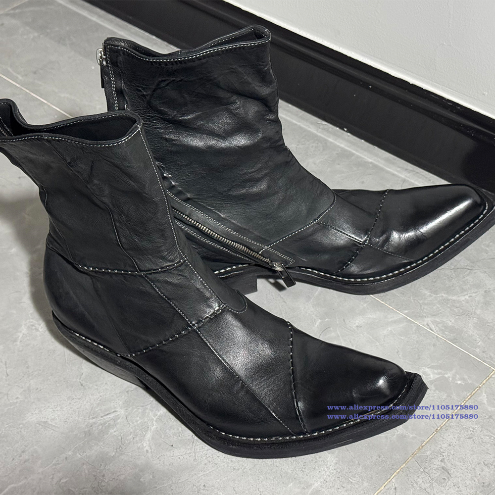 Zwart lederen herenlaarzen Pun - Chelsea Boots Men recensie en prijs
