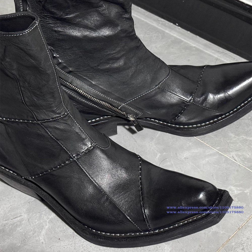 Zwart lederen herenlaarzen Pun - Chelsea Boots Men recensie en prijs