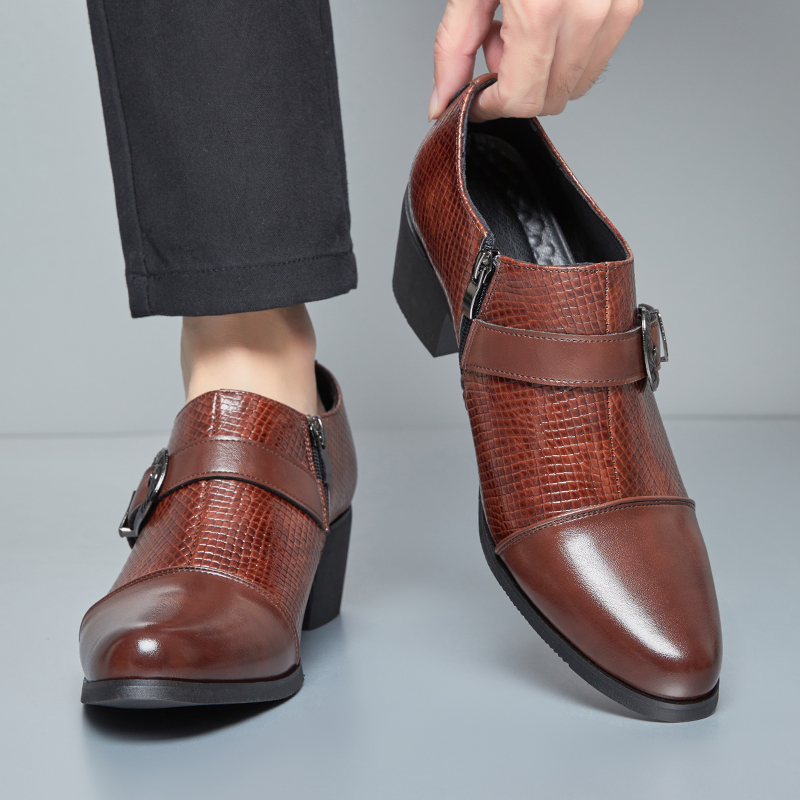 Vintage stijl leren herenschoe - Men'S Fashion Formal recensie en prijs