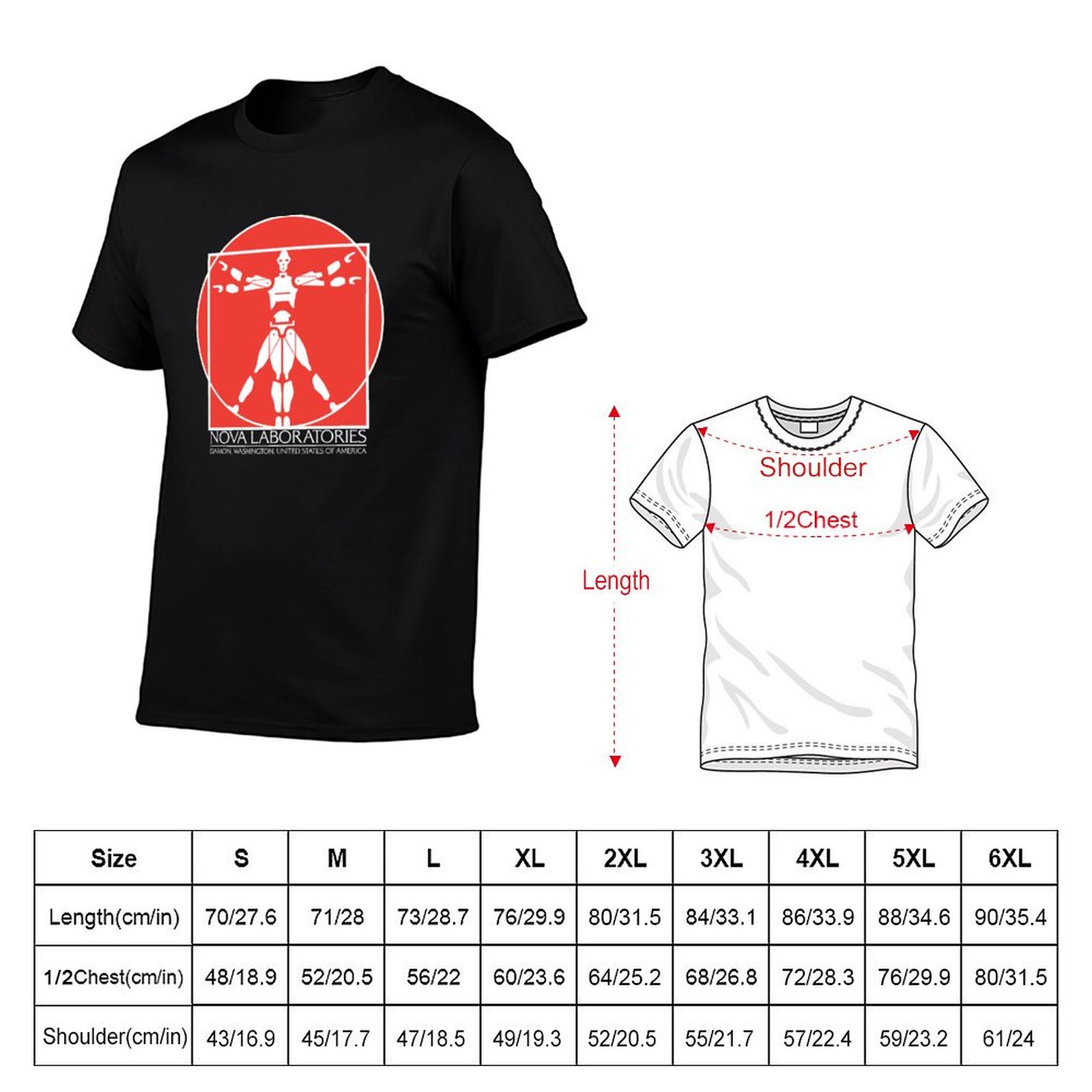 Nova Laboratories Text 02 T-sh - Men'S Fashion Nova Shirts recensie en prijs