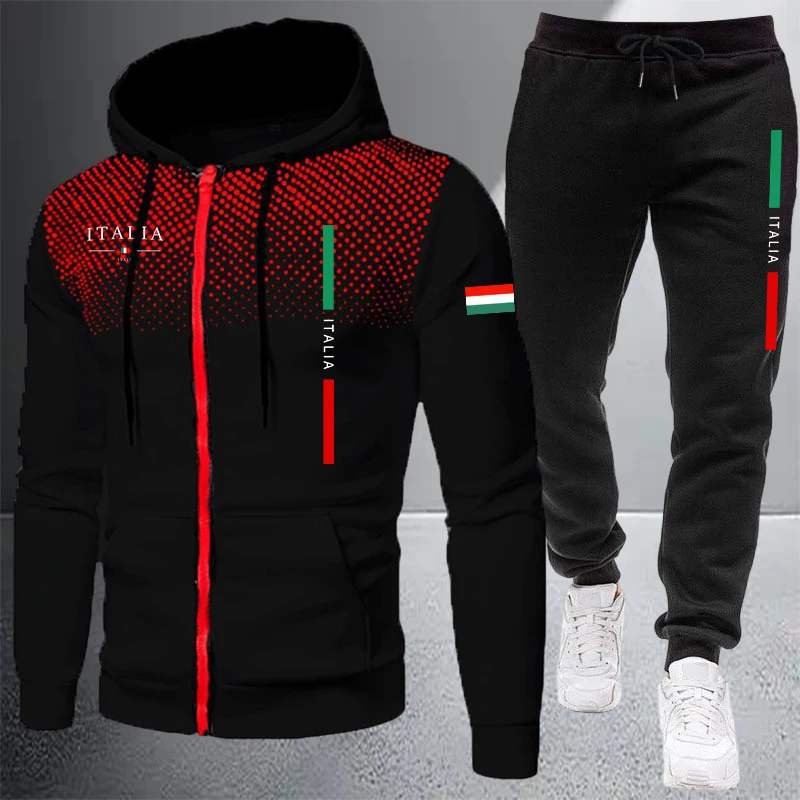Heren trainingspak Casual swea - Mens Fashion Zip Up recensie en prijs