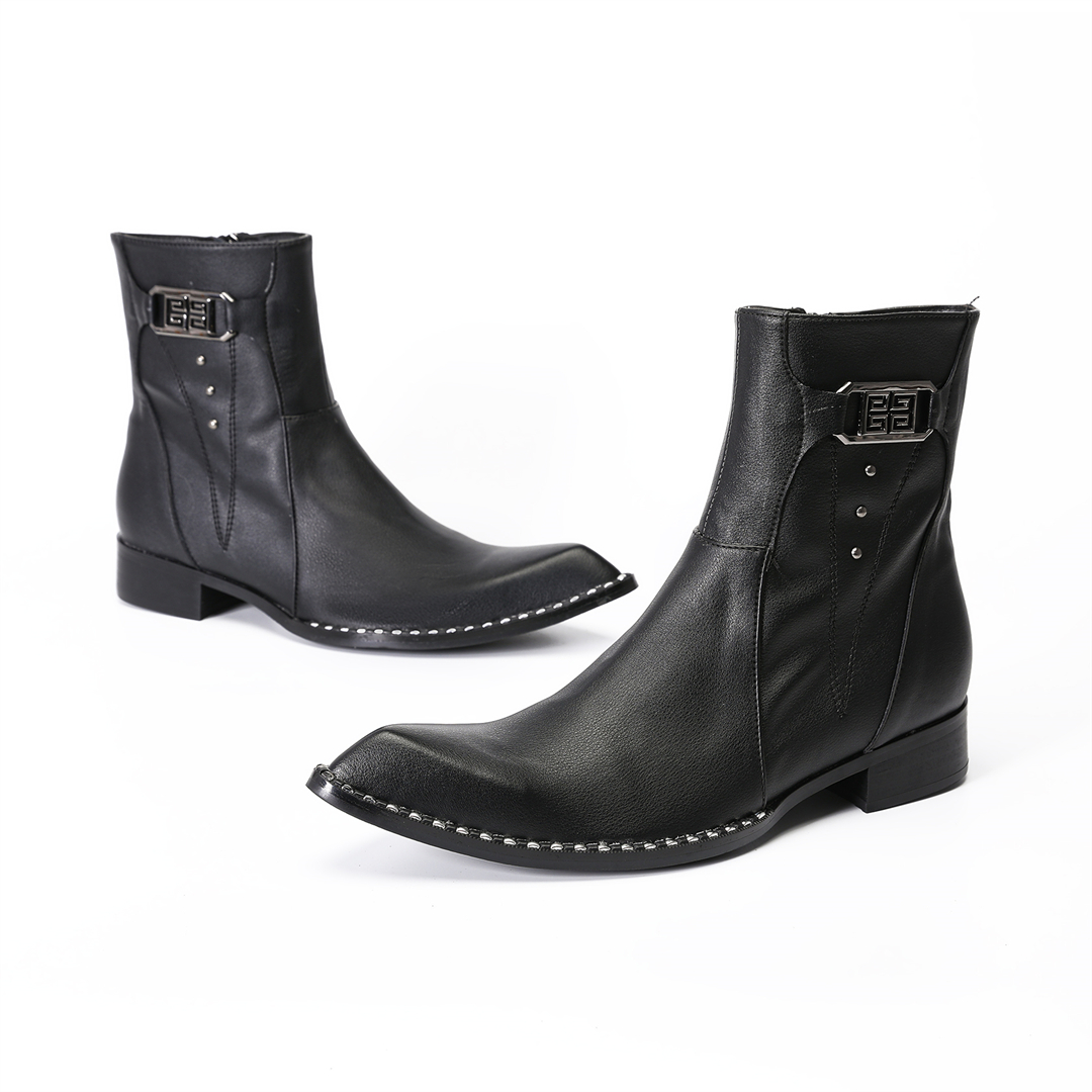 mode zwarte puntige neus heren - Mens Fashion Dress Shoes recensie en prijs