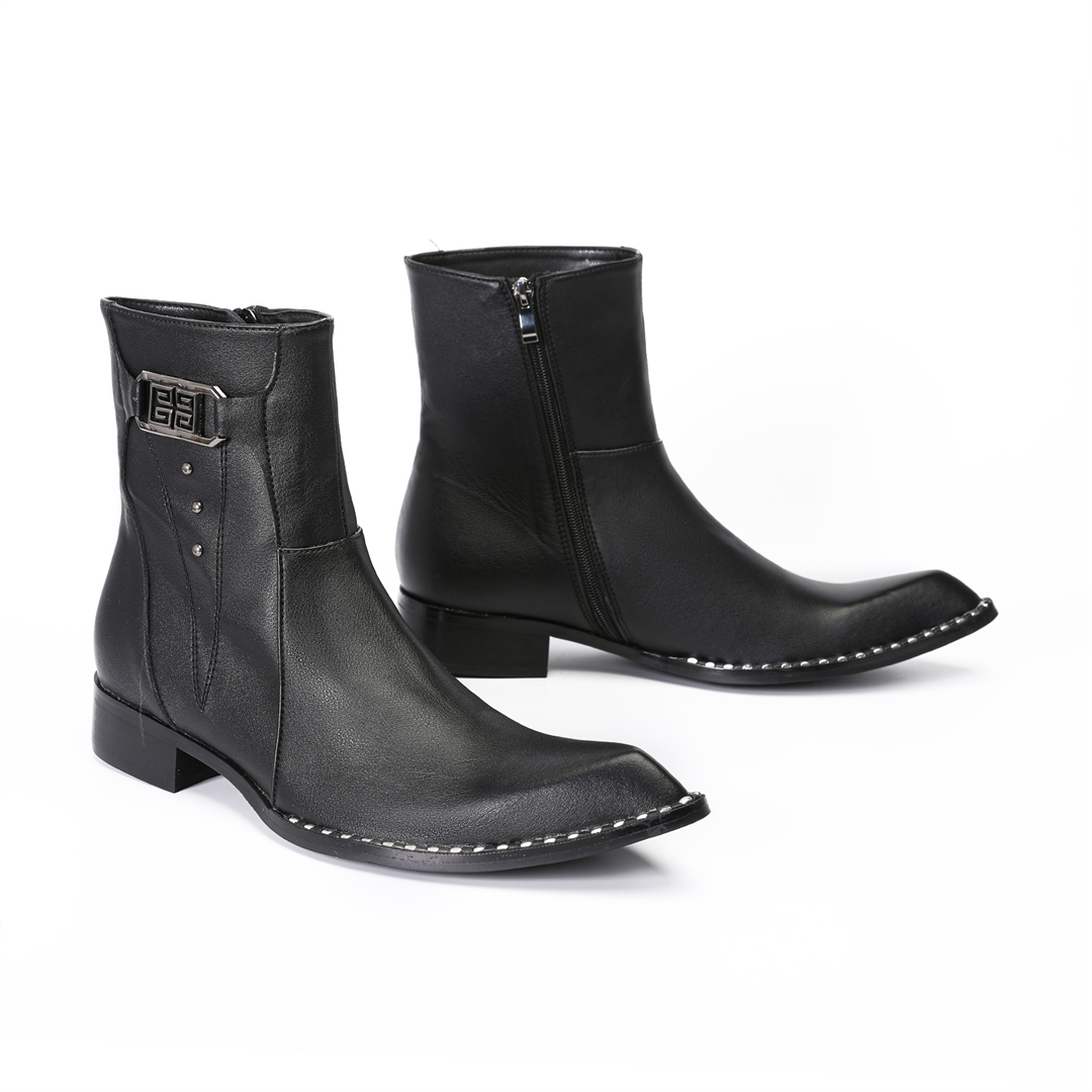 mode zwarte puntige neus heren - Mens Fashion Dress Shoes recensie en prijs