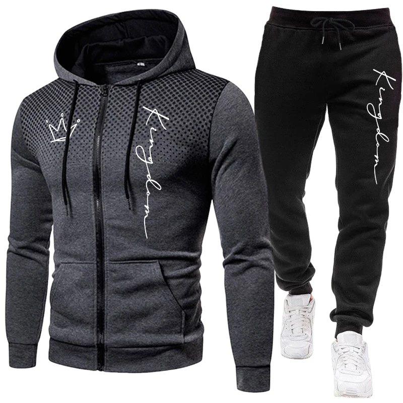 King Herenjas Trainingspak Cas - Mens Fashion Zip Up recensie en prijs
