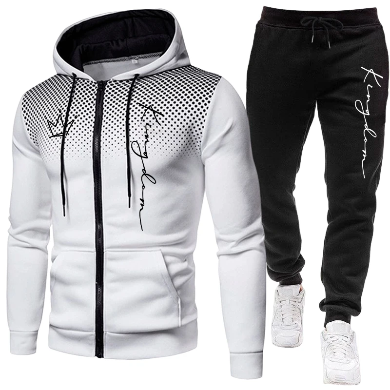 King Herenjas Trainingspak Cas - Mens Fashion Zip Up recensie en prijs