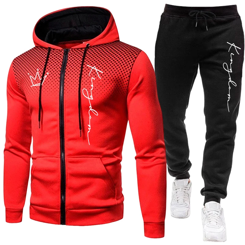 King Herenjas Trainingspak Cas - Mens Fashion Zip Up recensie en prijs