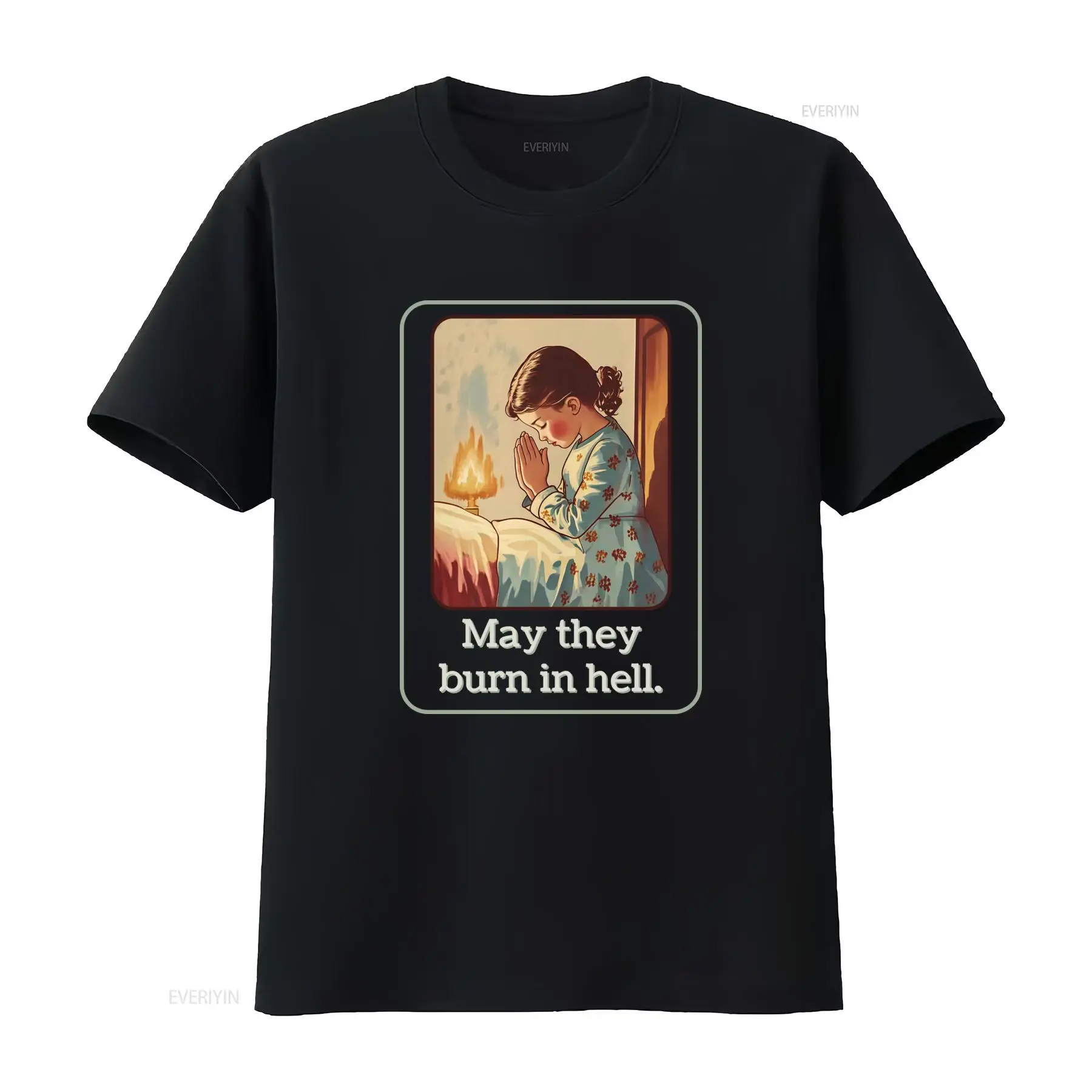 Moge ze in de hel verbranden T - 1950S Fashion Men'S recensie en prijs