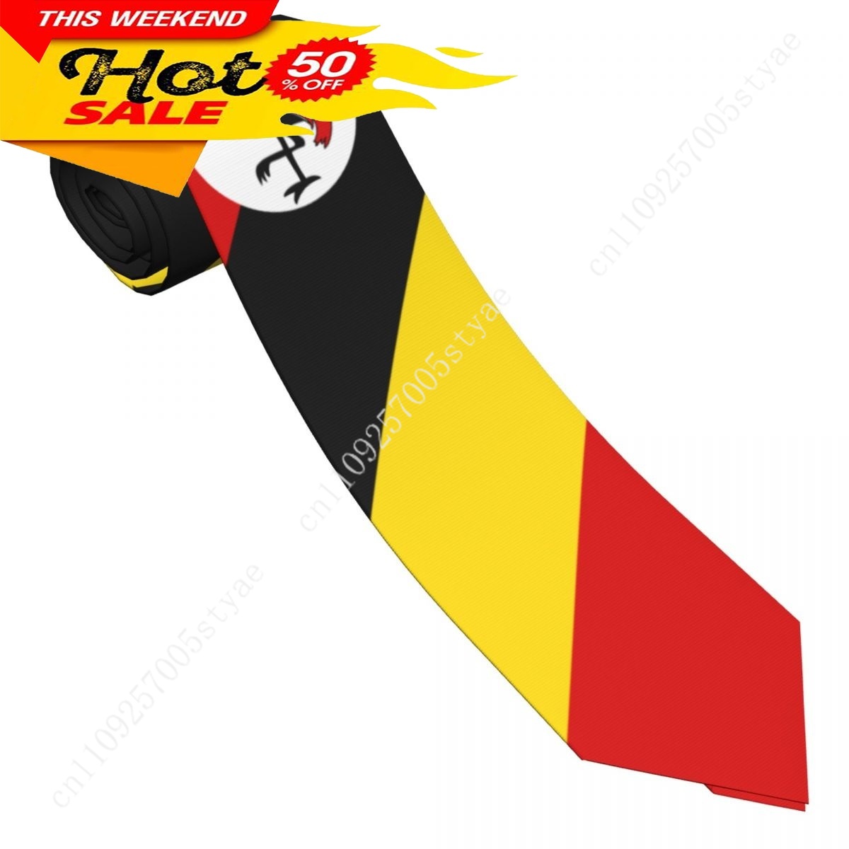 Uganda Vlag Stropdas Embleem S - Men Fashion Uganda recensie en prijs