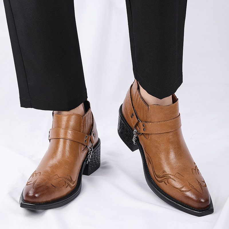 Nieuwe bruine/zwarte koeienler - Chelsea Boots Men recensie en prijs