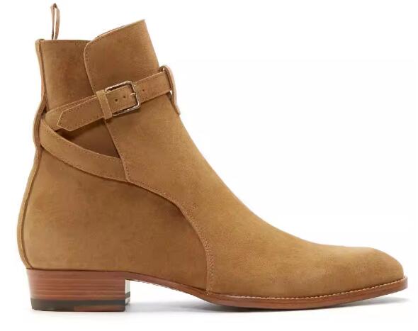 Britse stijl kaki camel froste - Mens Fashion Dress Shoes recensie en prijs