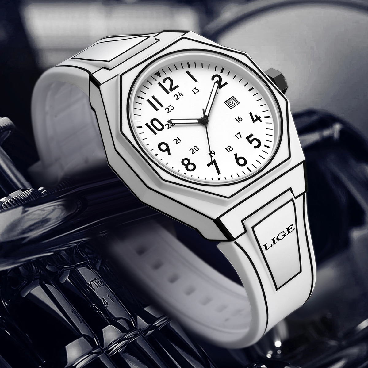 LUIK Nieuwe Mannen Horloge Mil - Men'S Fashion Box recensie en prijs