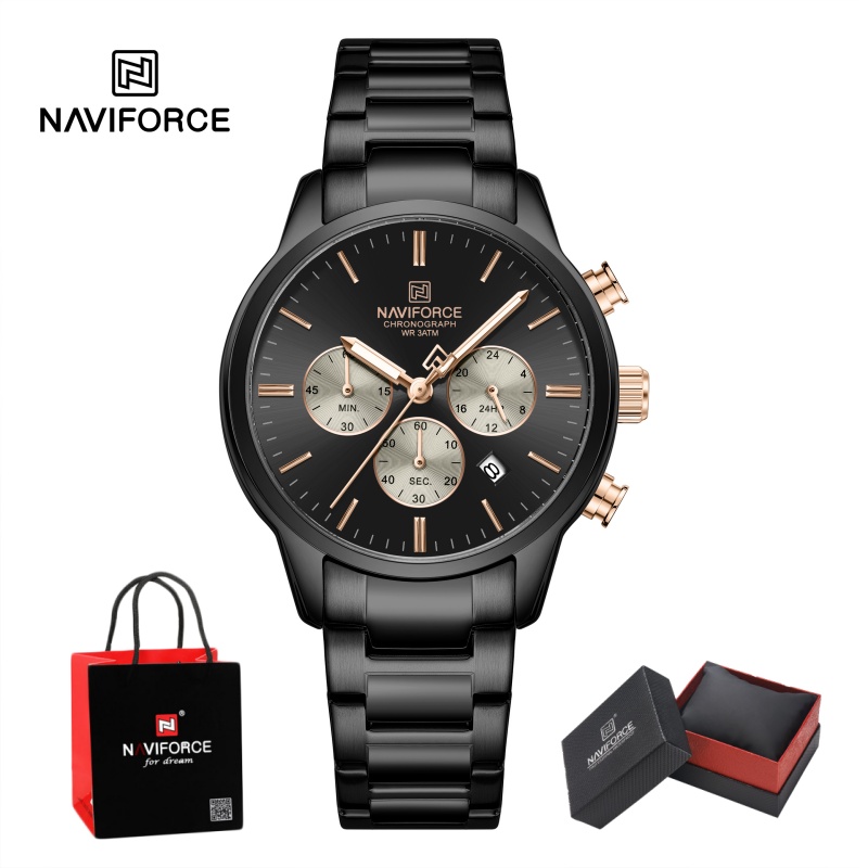 NAVIFORCE Heren Quartz Chronog - Men'S Fashion Box recensie en prijs