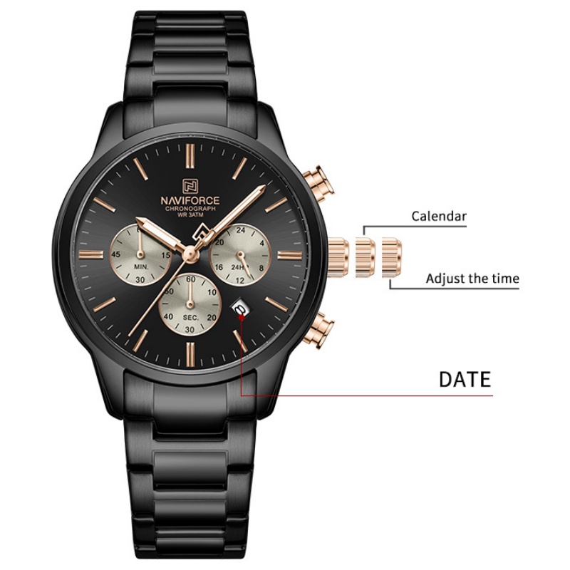 NAVIFORCE Heren Quartz Chronog - Men'S Fashion Box recensie en prijs