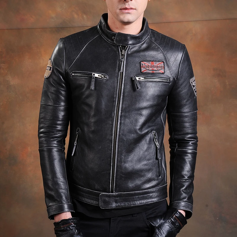 Mode Biker Jacks Vintage Heren - Men'S Fashion Leather Jacket recensie en prijs