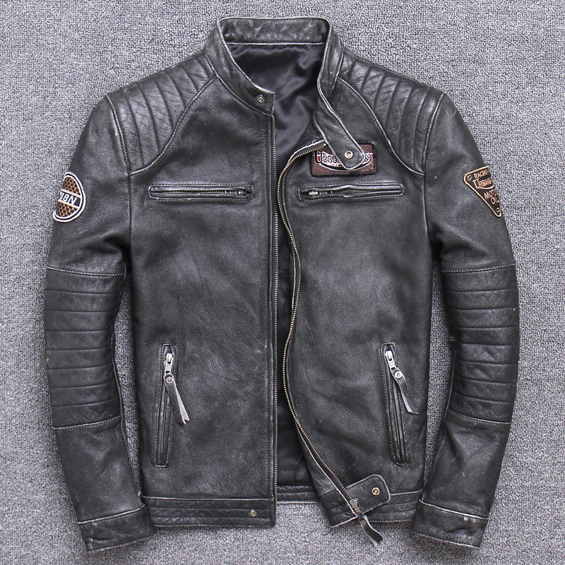 Mode Biker Jacks Vintage Heren - Men'S Fashion Leather Jacket recensie en prijs