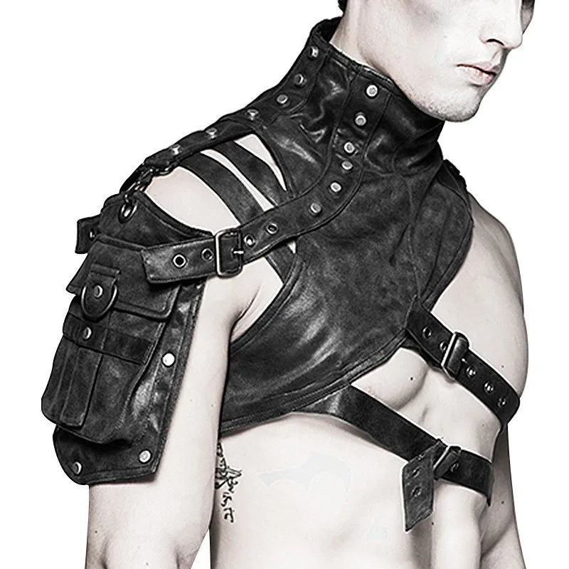 Steampunk Middeleeuws lederen  - Men'S Fashion Leather Jacket recensie en prijs