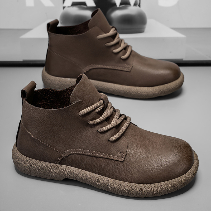Heren enkellaarzen Bruine kort - Chelsea Boots Men recensie en prijs