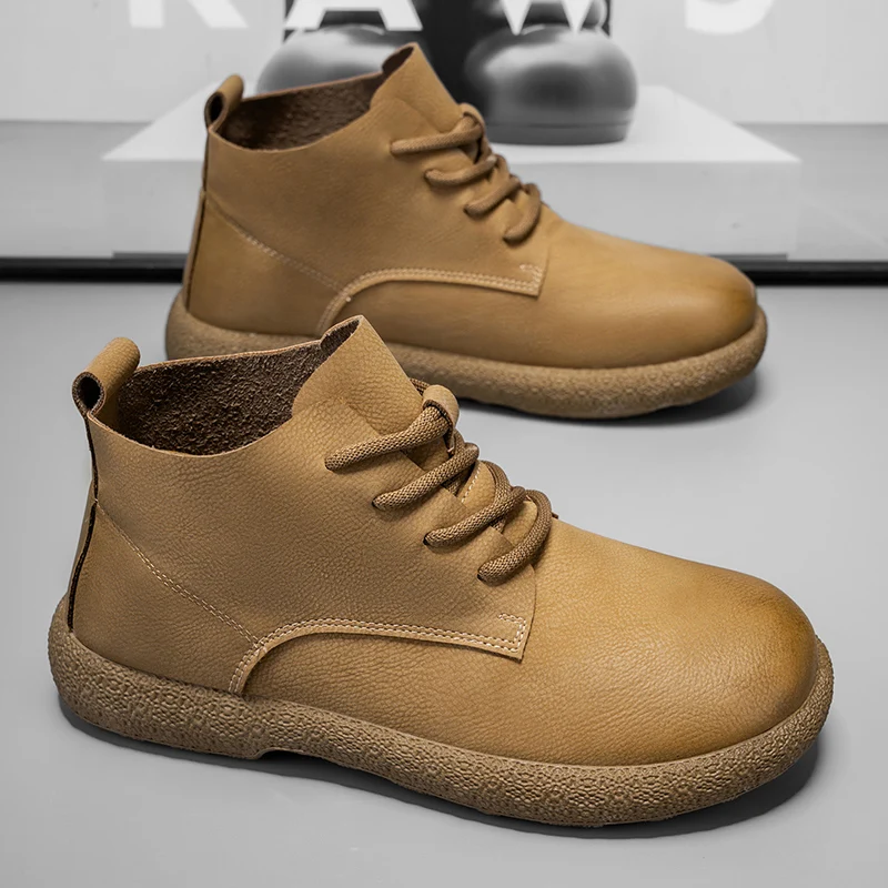 Heren enkellaarzen Bruine kort - Chelsea Boots Men recensie en prijs