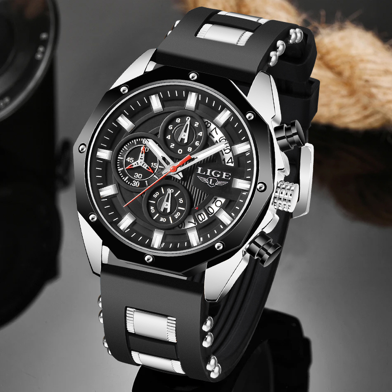 LIGE Fashion Outdoor Quartz Ma - Men'S Fashion Box recensie en prijs