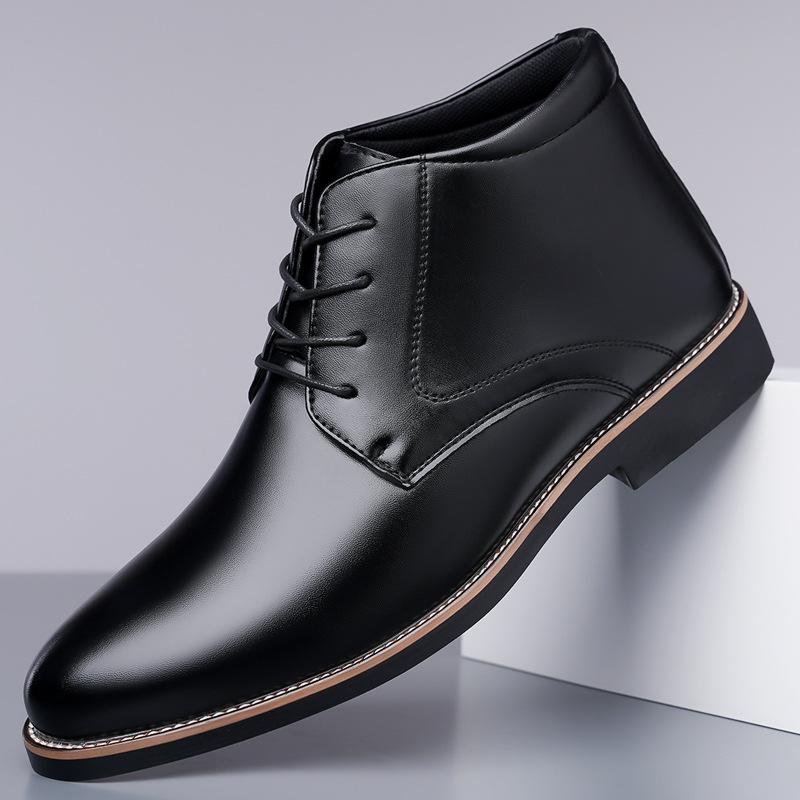 Herenschoenen van leer, hoge m - Mens Fashion Dress Shoes recensie en prijs