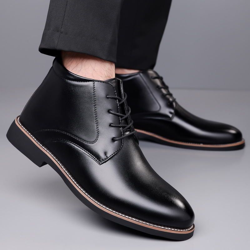 Herenschoenen van leer, hoge m - Mens Fashion Dress Shoes recensie en prijs