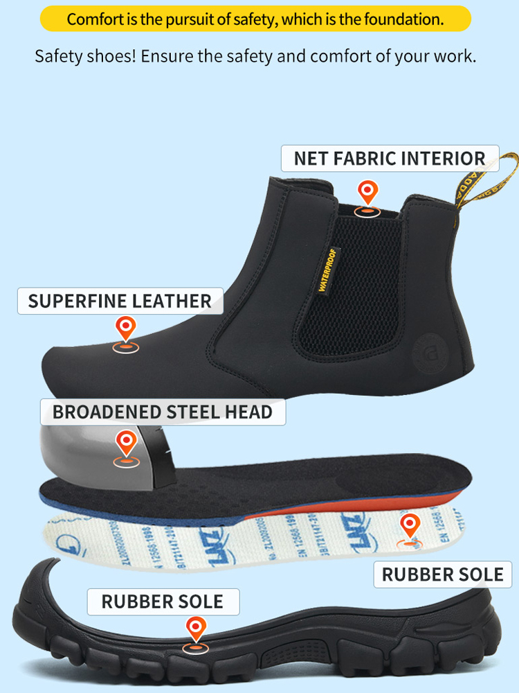 Waterdichte werklaarzen Heren  - Chelsea Boots Men recensie en prijs