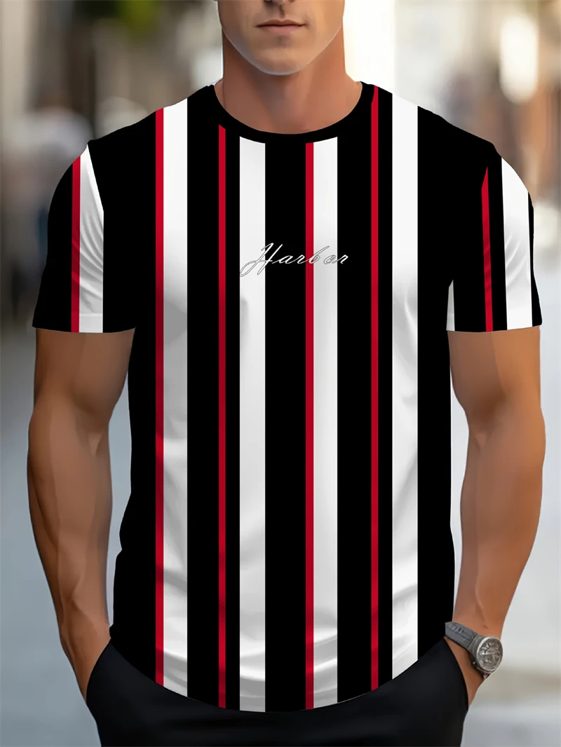 Mode heren T-shirt met print v - Men'S Fashion Nyc recensie en prijs